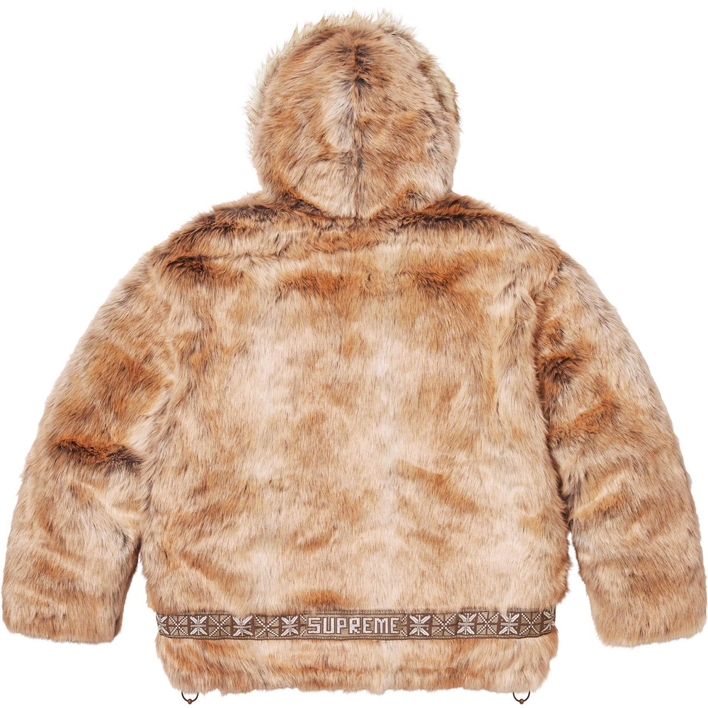 Details on Faux Fur Parka  from fall winter
                                                    2023 (Price is $398)