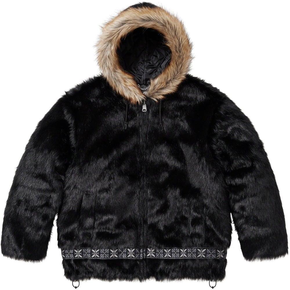 Details on Faux Fur Parka  from fall winter
                                                    2023
