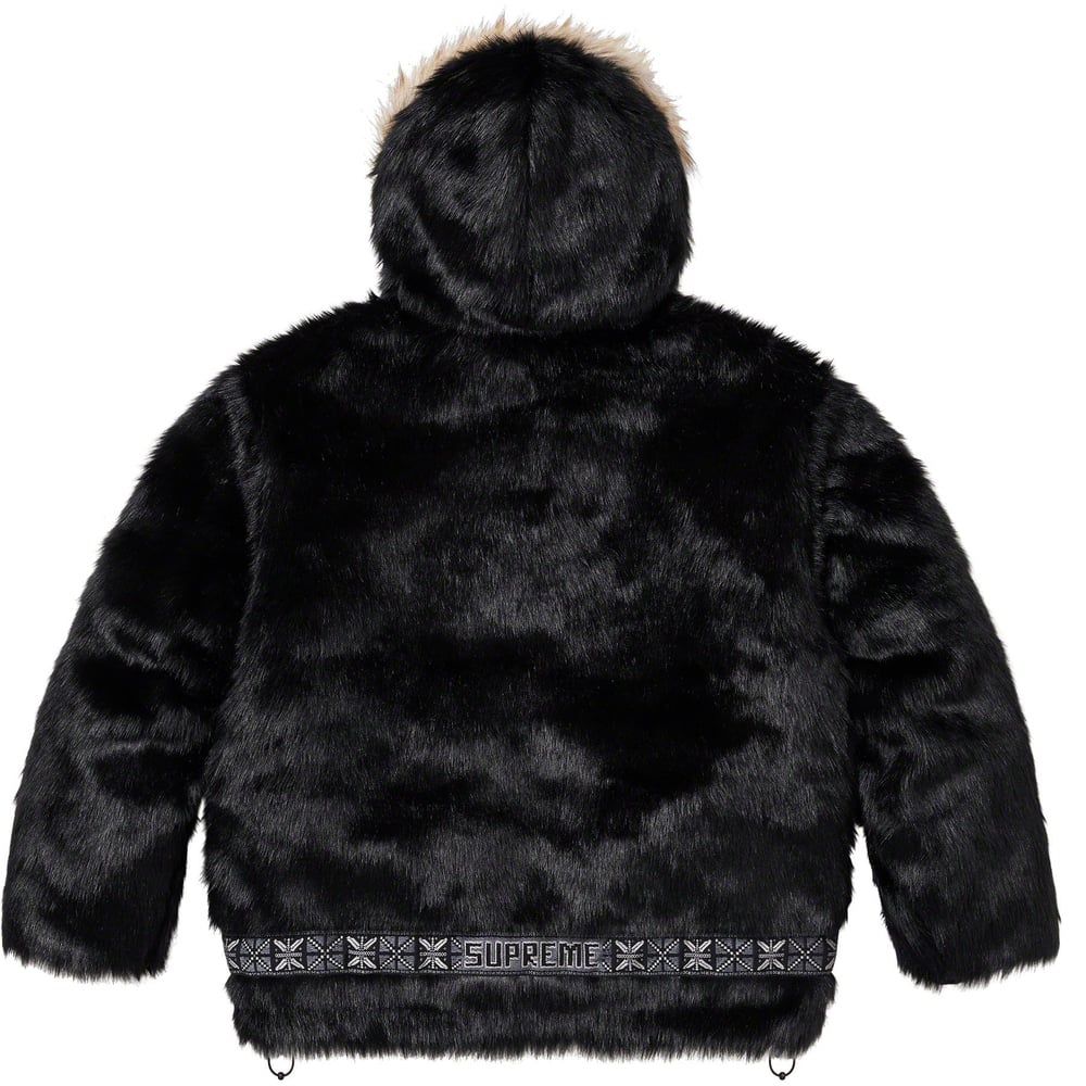 Details on Faux Fur Parka  from fall winter
                                                    2023 (Price is $398)