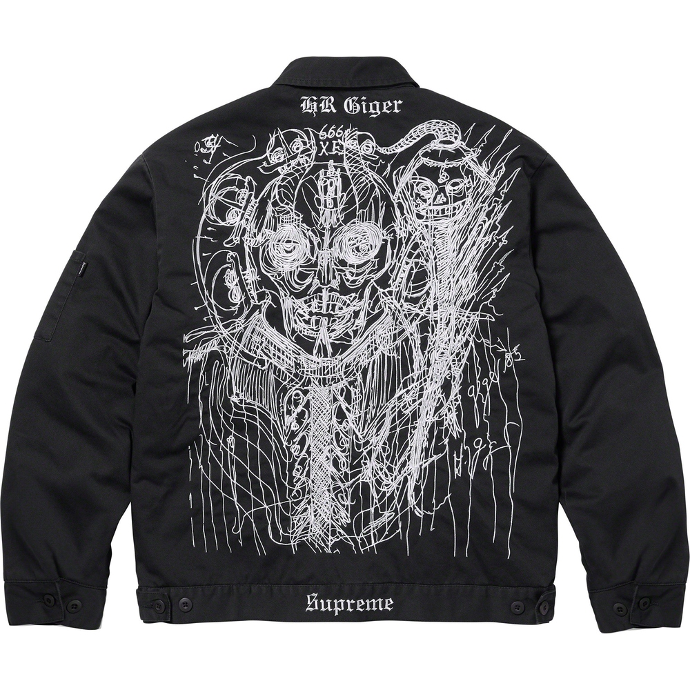 Details on H.R. Giger Embroidered Work Jacket  from fall winter
                                                    2023