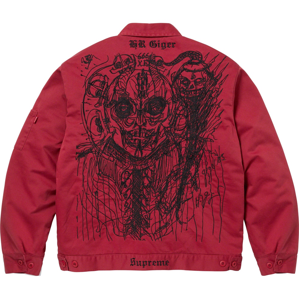Details on H.R. Giger Embroidered Work Jacket  from fall winter
                                                    2023