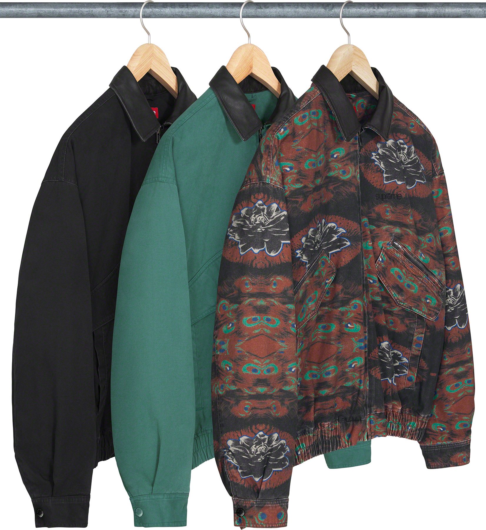 【L】supreme 23FW Utility Jacket Peacock