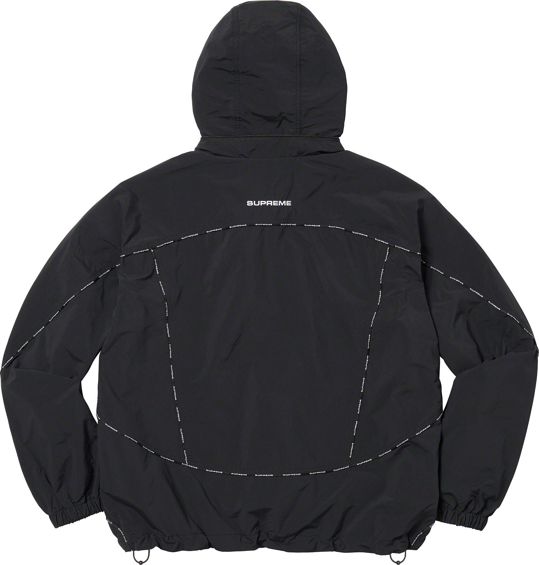 Logo Piping Hooded Track Jacket - fall winter 2023 - Supreme