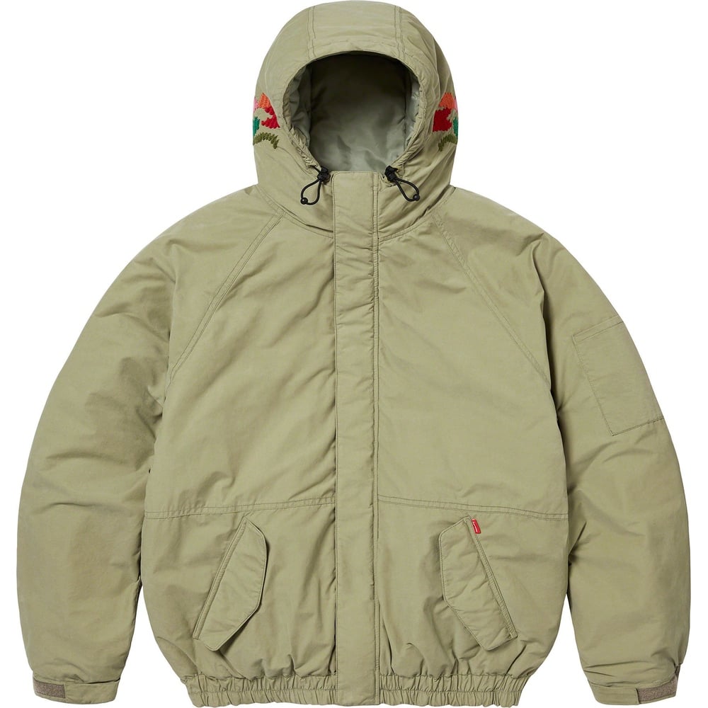 Supreme Needlepoint Hooded Jacket (FW23) - $278