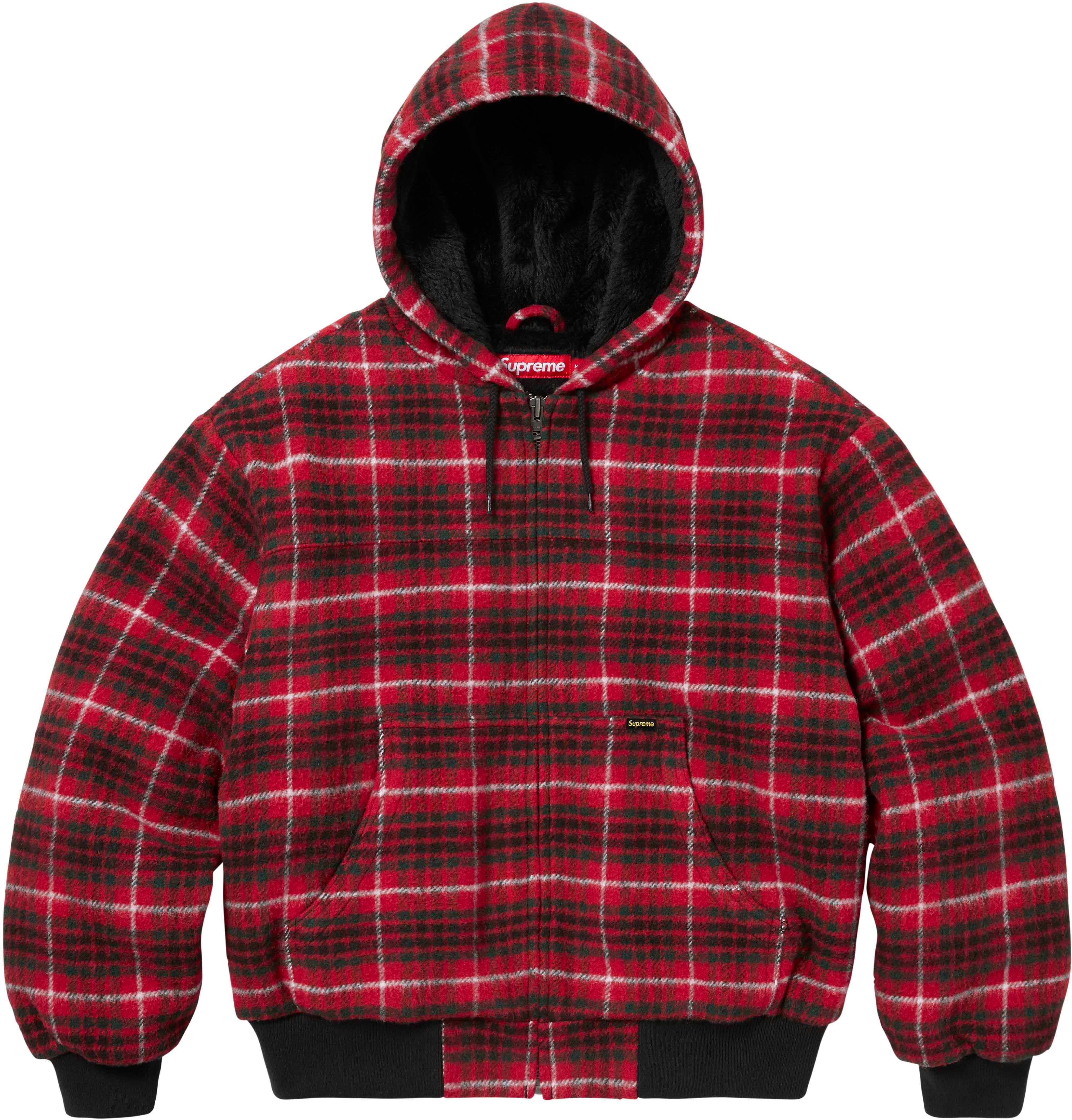 Plaid Wool Hooded Work Jacket - fall winter 2023 - Supreme