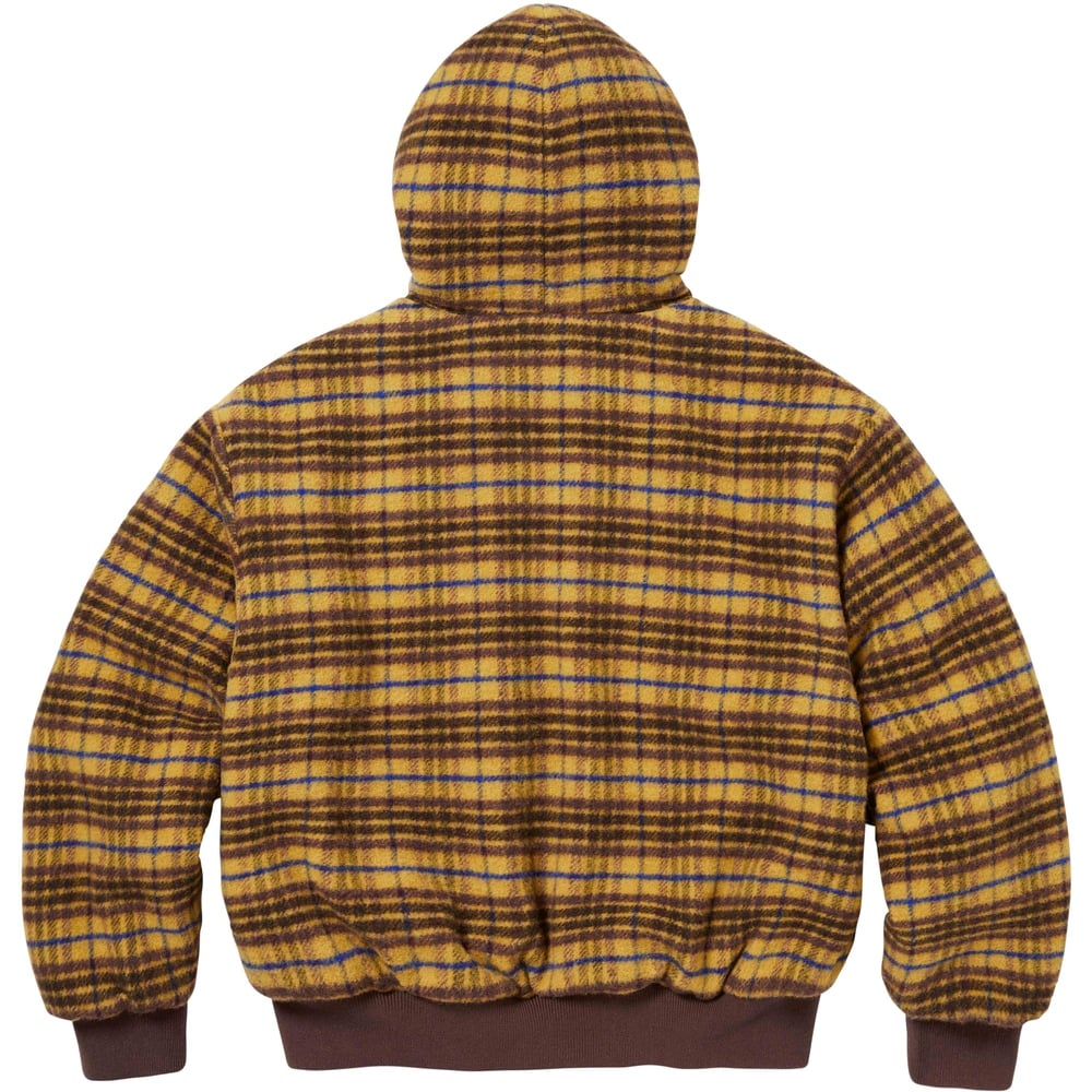 Details on Plaid Wool Hooded Work Jacket  from fall winter
                                                    2023 (Price is $238)