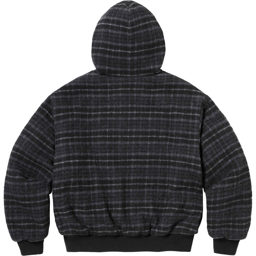 Details on Plaid Wool Hooded Work Jacket  from fall winter
                                                    2023 (Price is $238)