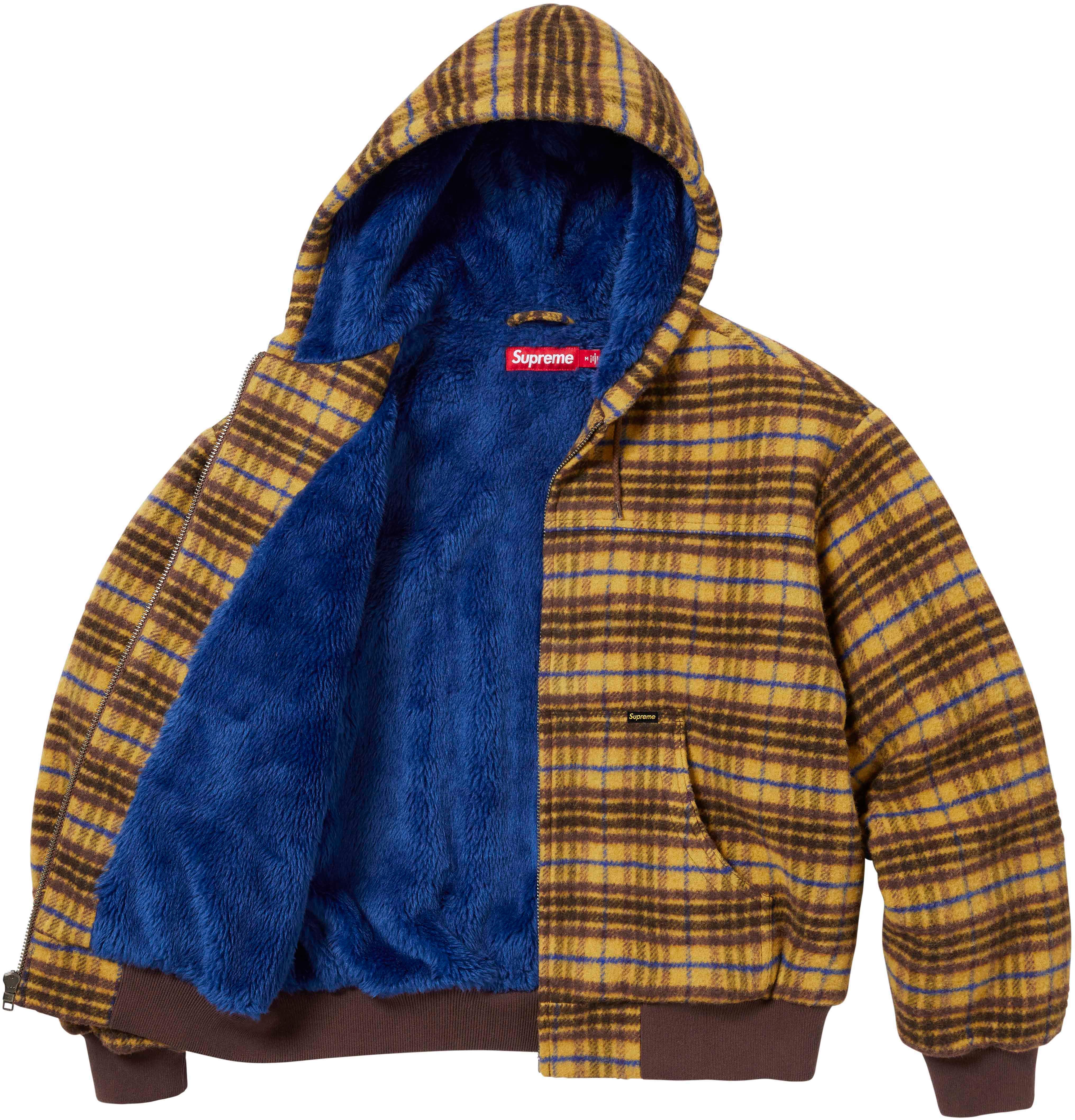 Plaid Wool Hooded Work Jacket - fall winter 2023 - Supreme