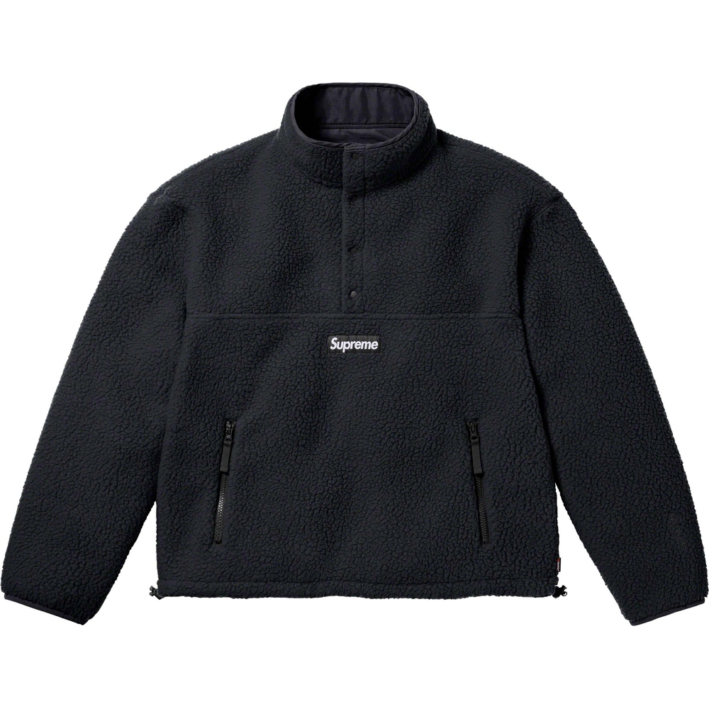 Supreme Polartec Shearling Reversible Pullover (FW23) - $198