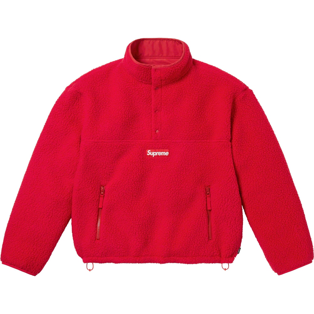 Polartec Shearling Reversible Pullover - fall winter 2023 - Supreme