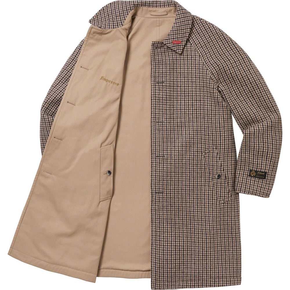 Details on Reversible Houndstooth Overcoat  from fall winter
                                                    2023 (Price is $798)