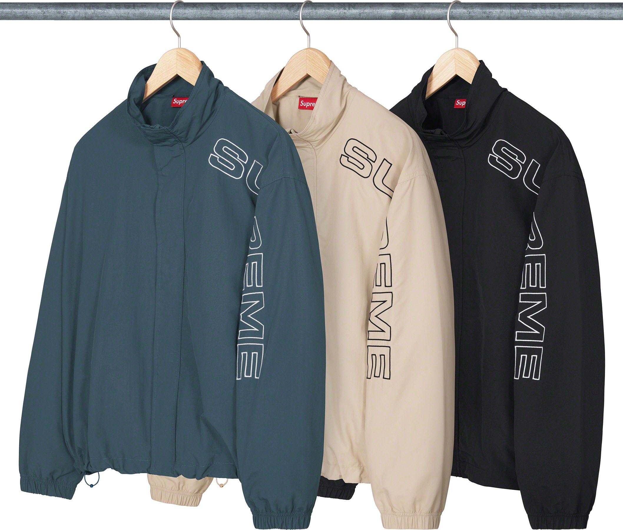 Spellout Embroidered Track Jacket - fall winter 2023 - Supreme