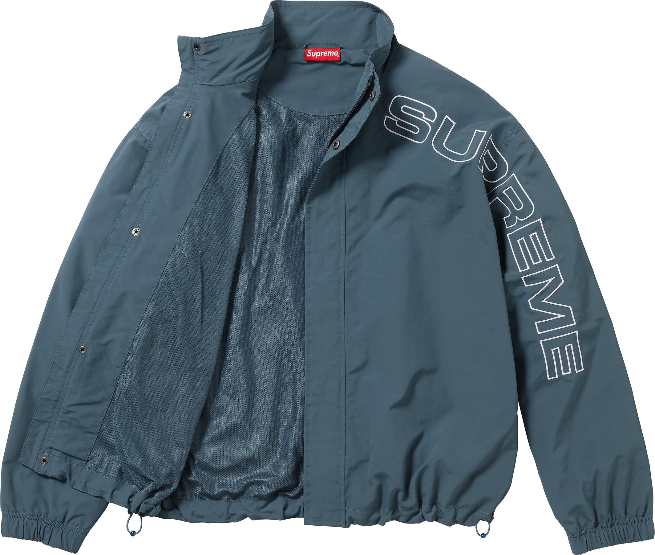 Spellout Embroidered Track Jacket - fall winter 2023 - Supreme