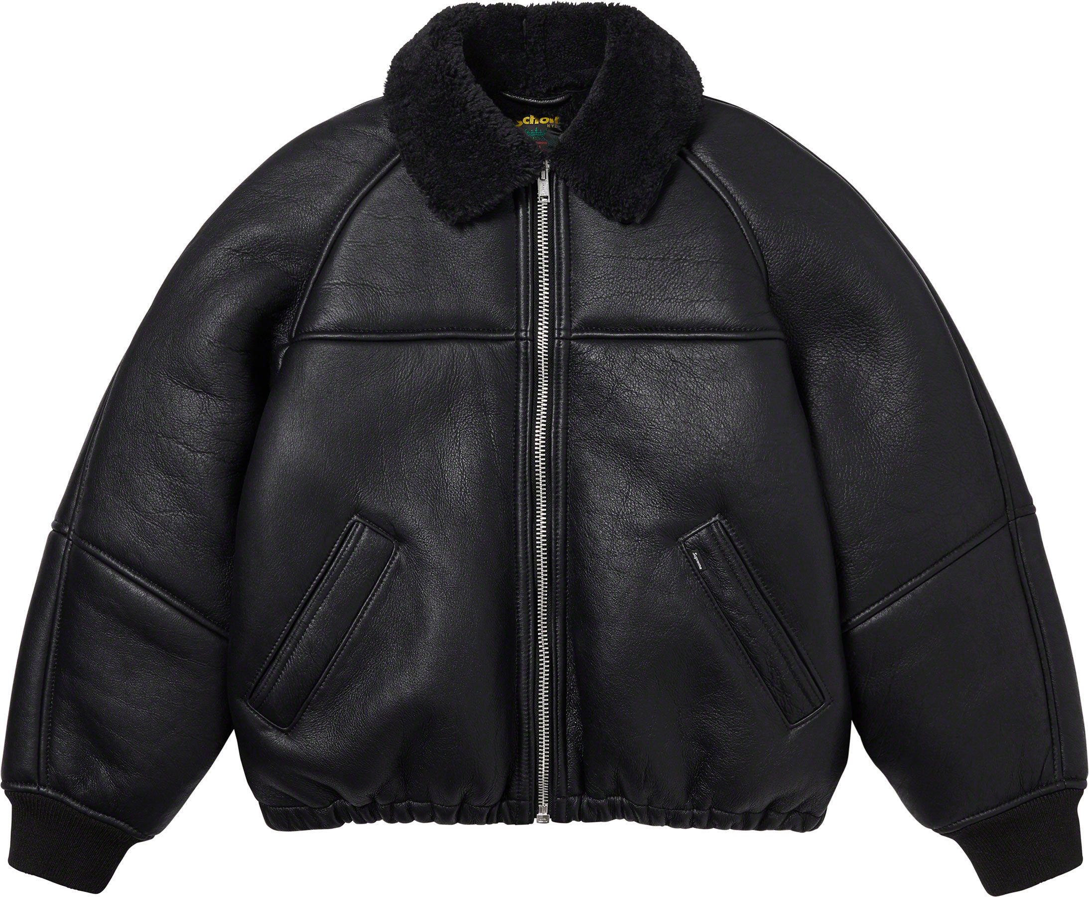 Schott Shearling Bomber Jacket - fall winter 2023 - Supreme