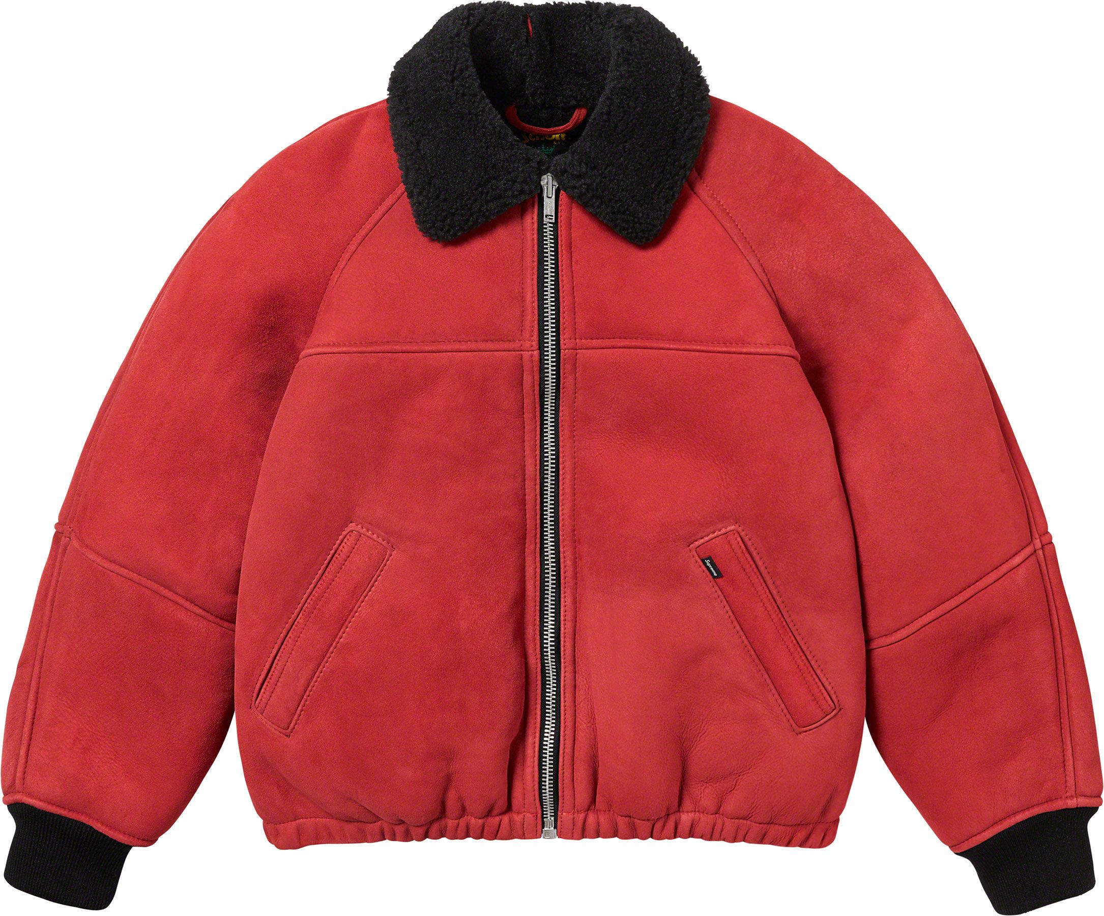 最終値下今月まで Supreme Schott Shearling Bomber