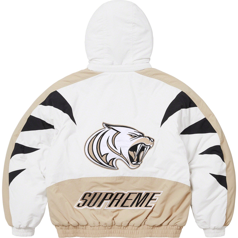 Details on Wildcat Sideline Puffer Jacket  from fall winter
                                                    2023 (Price is $248)