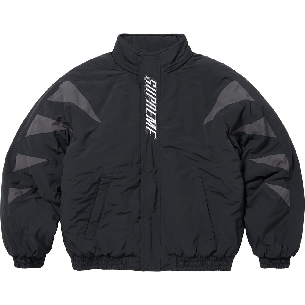 Details on Wildcat Sideline Puffer Jacket  from fall winter
                                                    2023 (Price is $248)