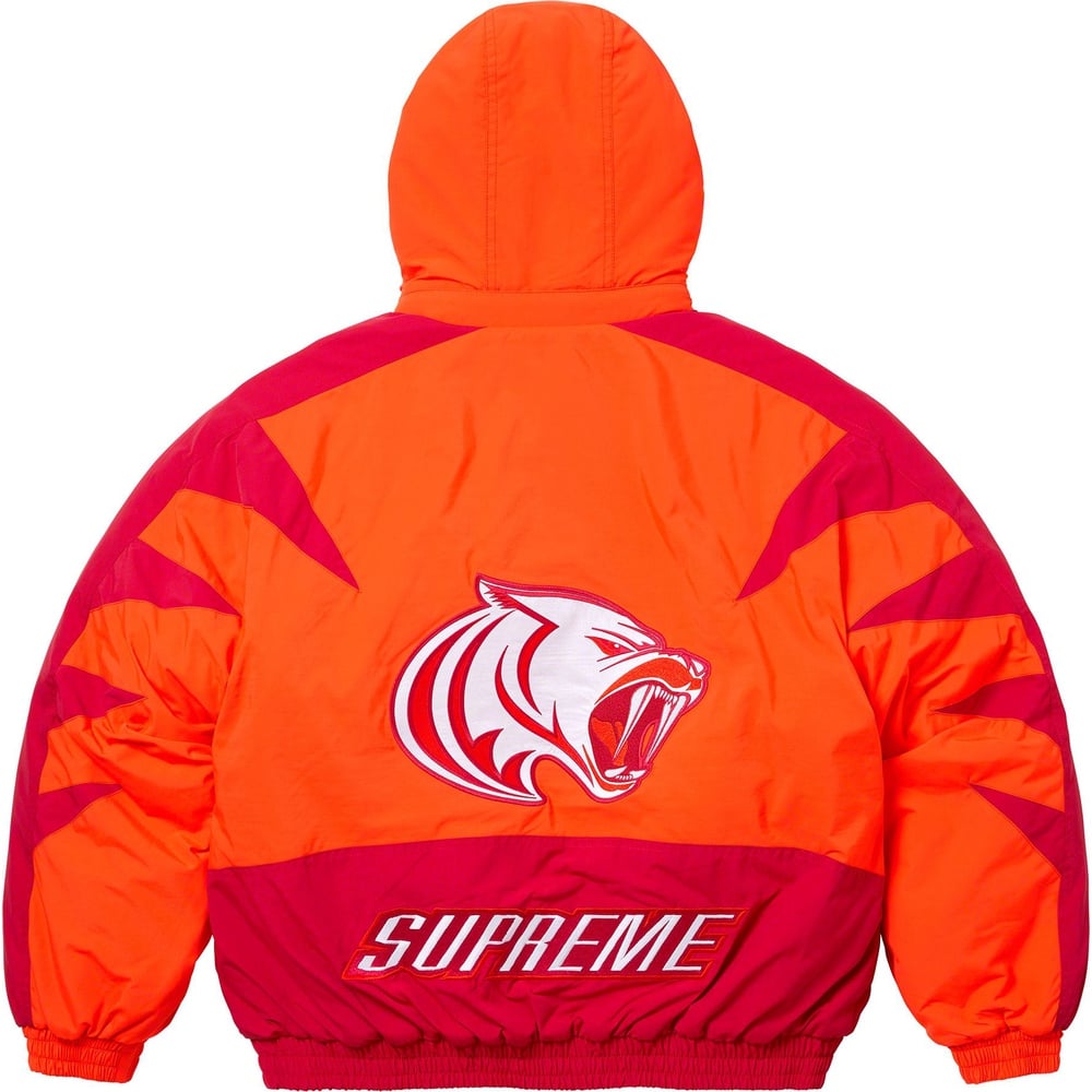 Details on Wildcat Sideline Puffer Jacket  from fall winter
                                                    2023 (Price is $248)