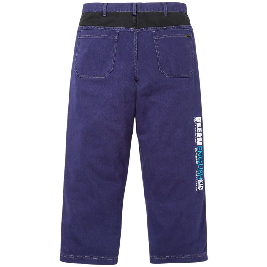 Supreme Dream English Kid Twill Panel Pant (FW23) - $158