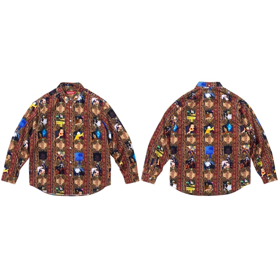 Supreme Hardcore Printed Corduroy Shirt releasing on Week 4 for fall winter 2023