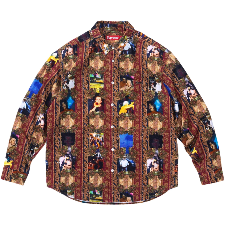 Details on Hardcore Printed Corduroy Shirt  from fall winter 2023 (Price is $158)