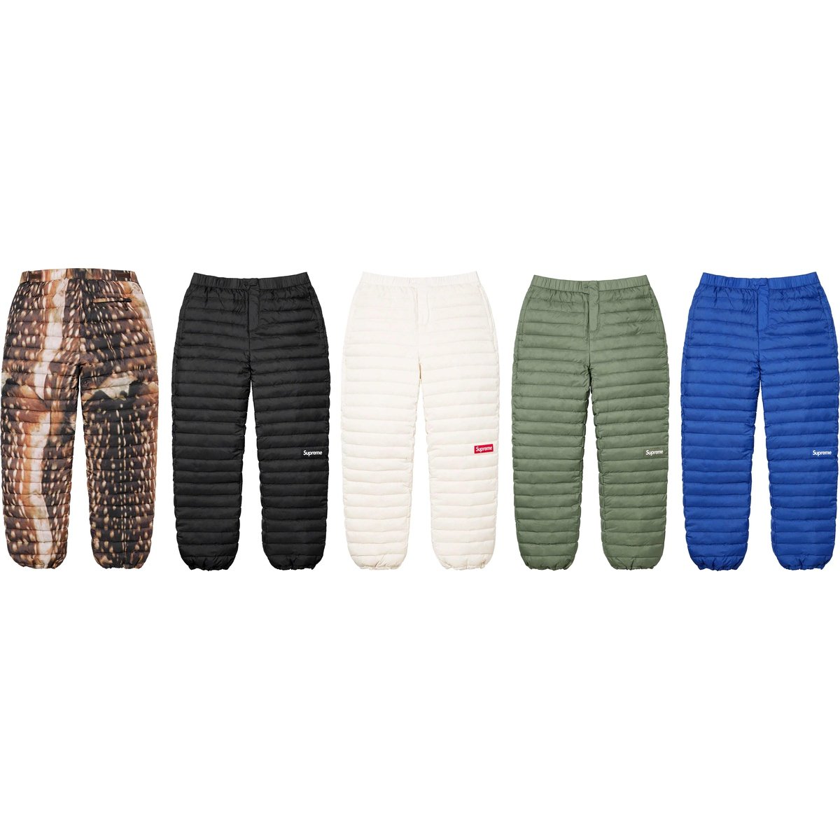 Supreme Micro Down Pant for fall winter 23 season