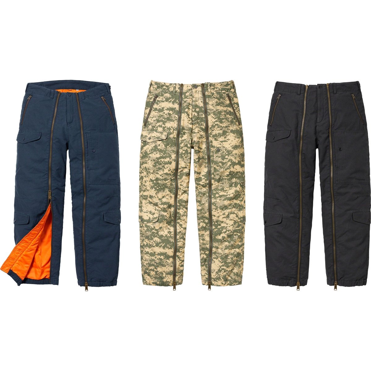 Supreme Alpha Industries Cotton Twill Flight Pant for fall winter 23 season