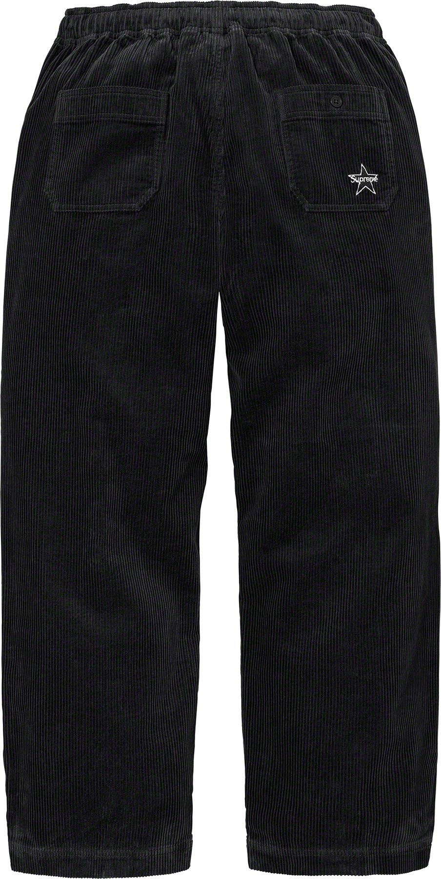 サイズはMで色はブラックです2023FW supreme corduroy skate pant