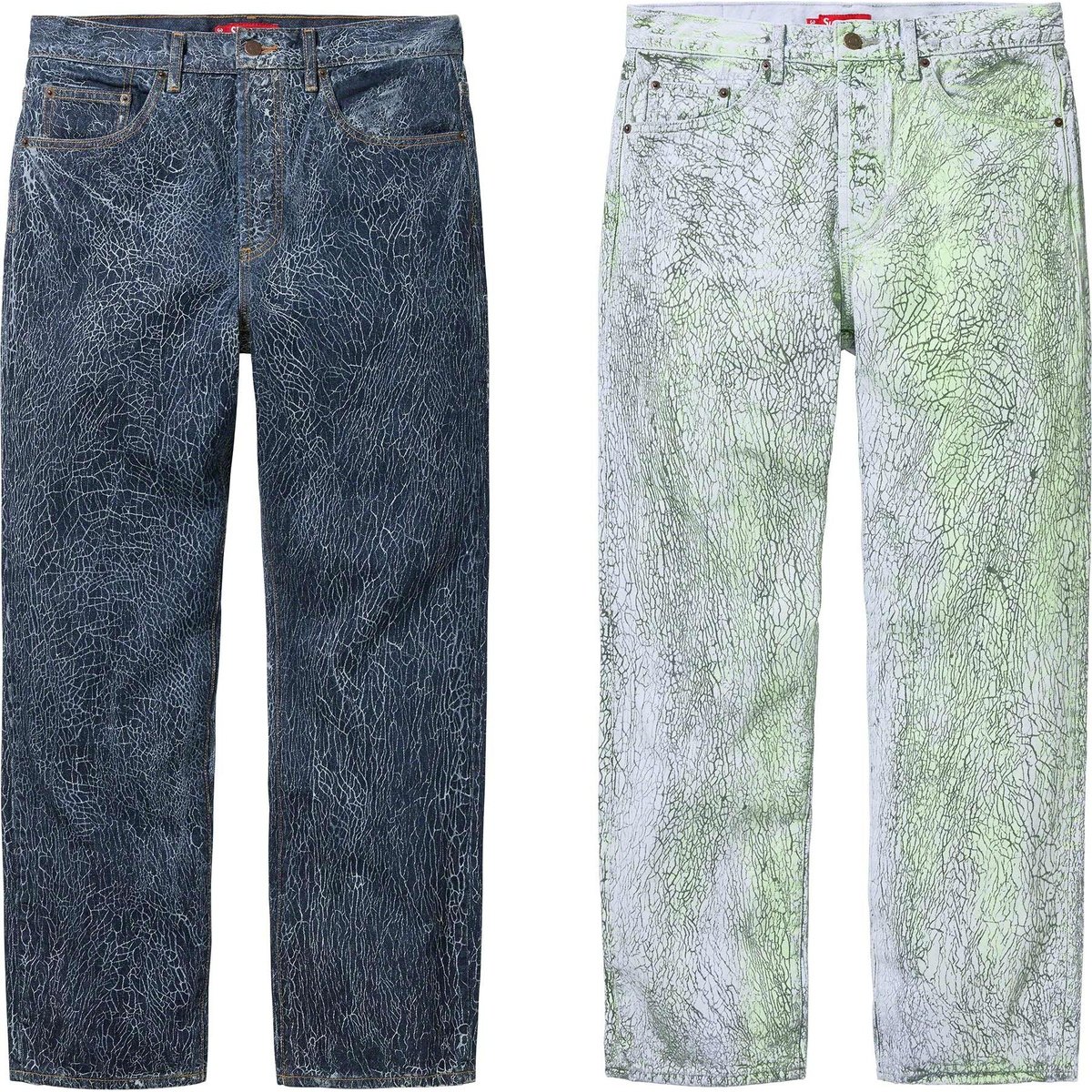 Supreme Crackle Regular Jean releasing on Week 1 for fall winter 2023