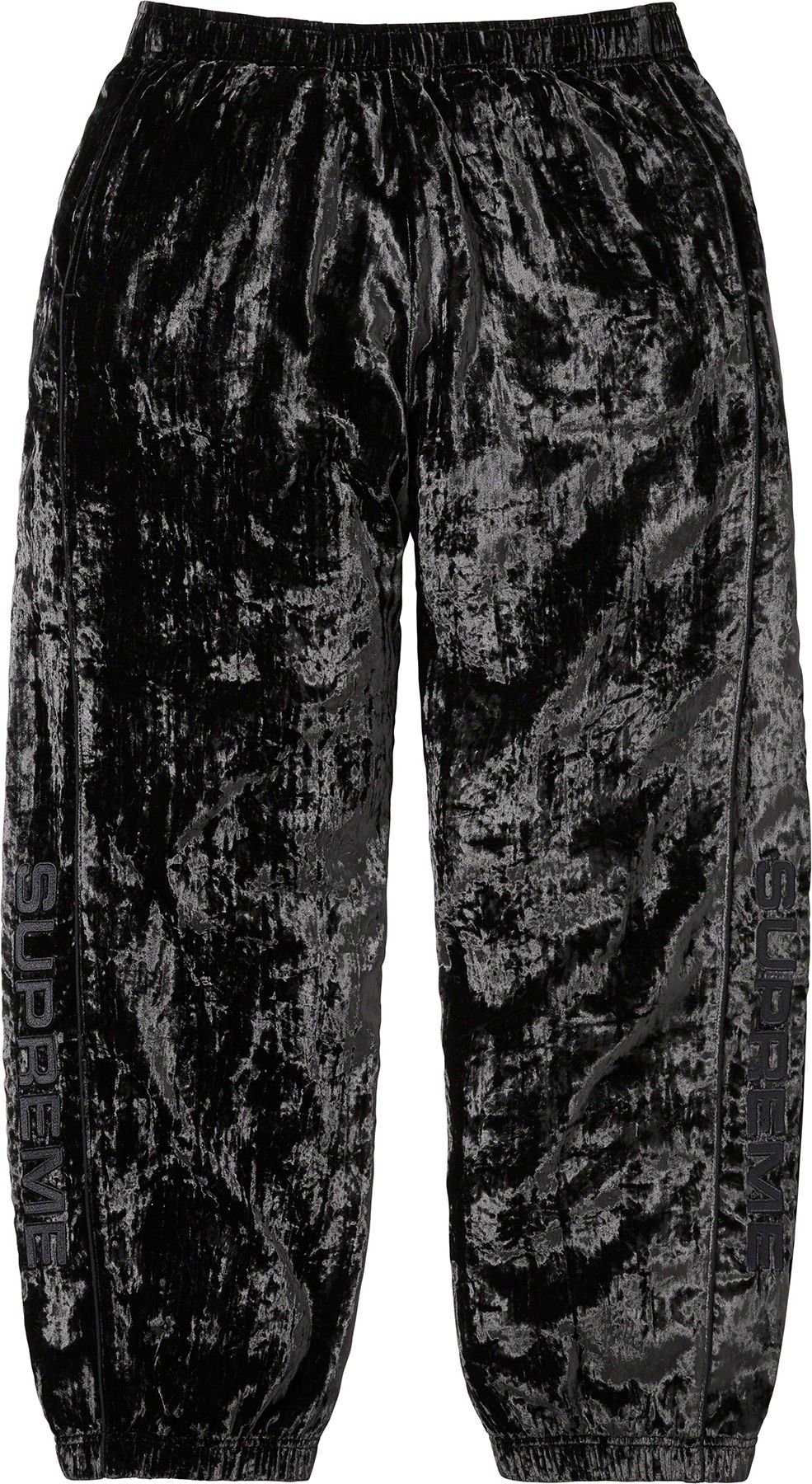 supreme Crushed Velvet Track PantサイズLです