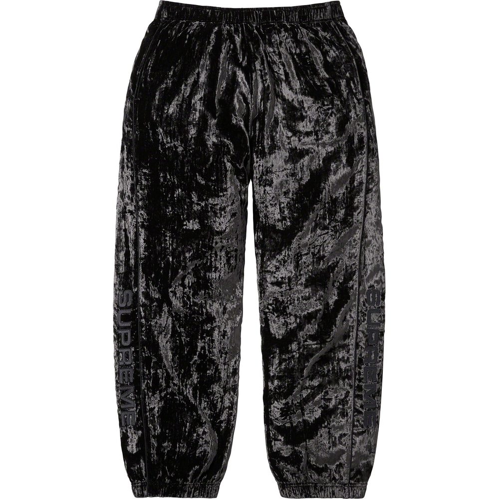 Details on Crushed Velvet Track Pant  from fall winter
                                                    2023 (Price is $138)