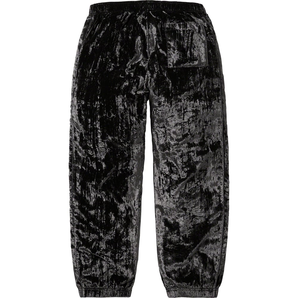 Details on Crushed Velvet Track Pant  from fall winter
                                                    2023 (Price is $138)