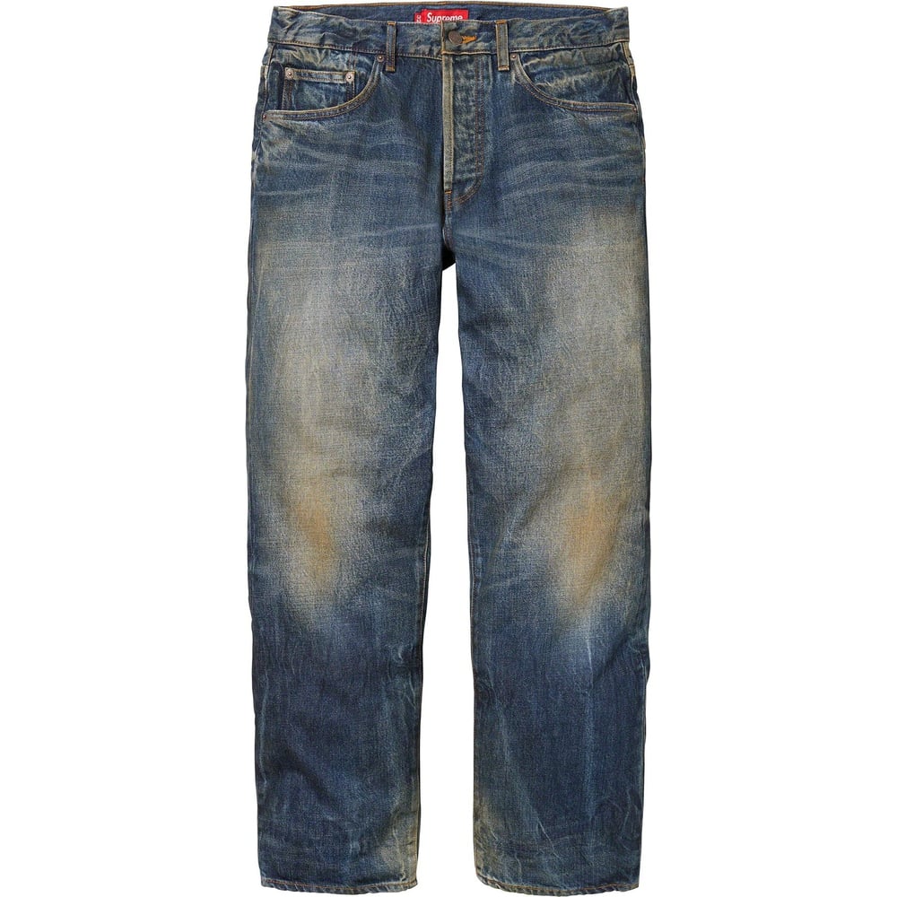 Details on  Distressed Loose Fit Selvedge Jean  from fall winter
                                                    2023