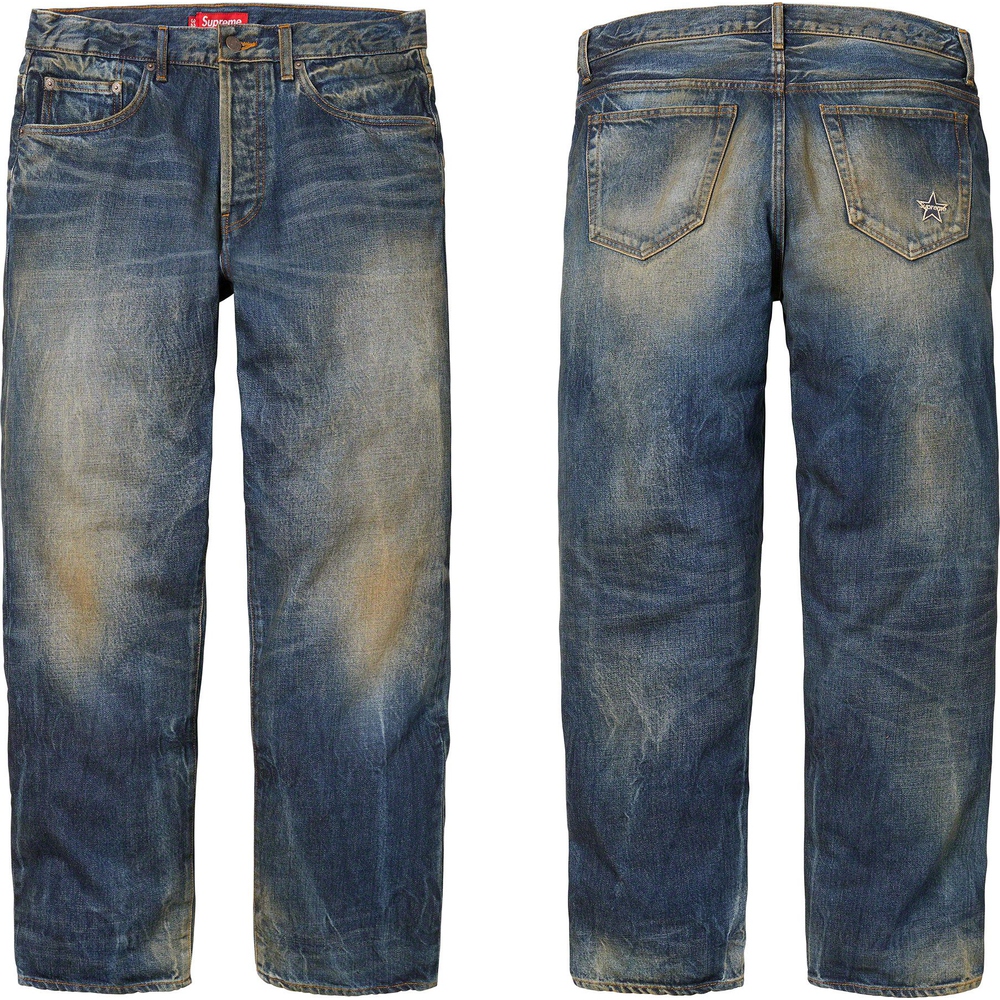 Details on  Distressed Loose Fit Selvedge Jean  from fall winter
                                                    2023