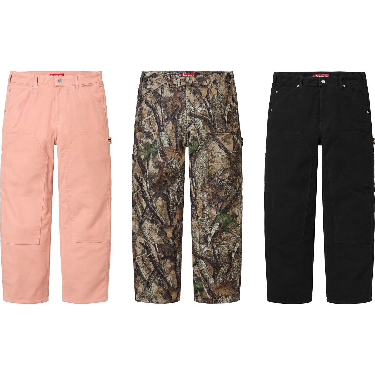 Supreme Moleskin Double Knee Painter Pant released during fall winter 23 season