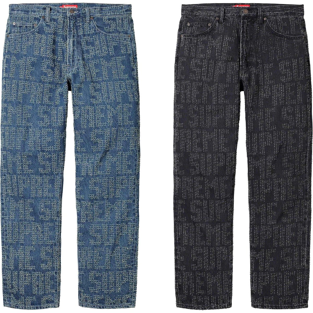 Supreme Needle Punch Regular Jean for fall winter 23 season