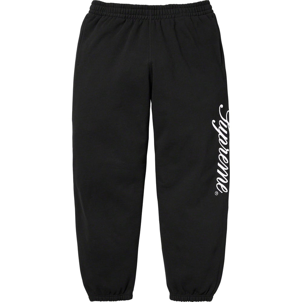 Details on Raised Script Sweatpant  from fall winter
                                                    2023 (Price is $148)