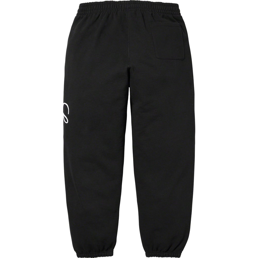 Details on Raised Script Sweatpant  from fall winter
                                                    2023 (Price is $148)