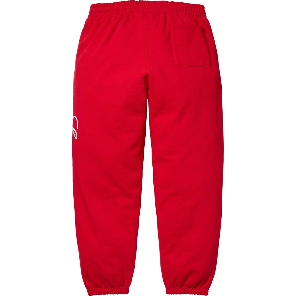 Details on Raised Script Sweatpant  from fall winter
                                                    2023 (Price is $148)