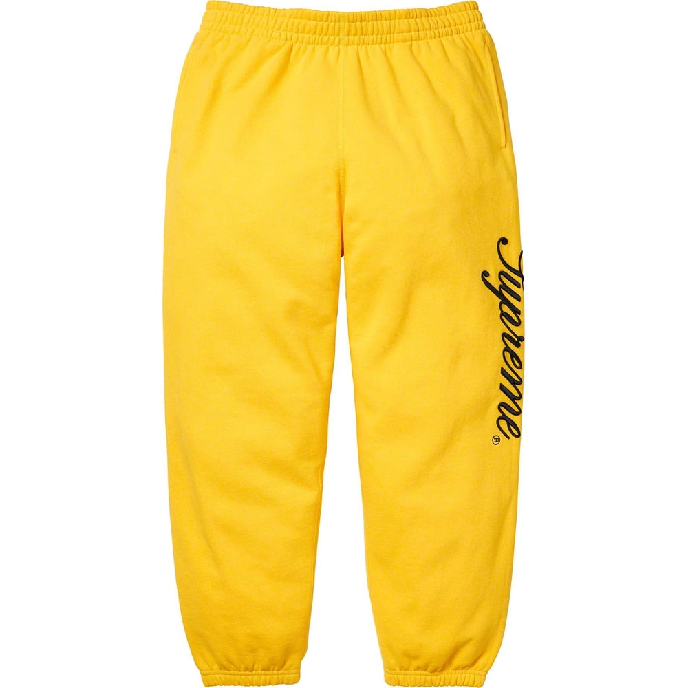 Details on Raised Script Sweatpant  from fall winter
                                                    2023 (Price is $148)