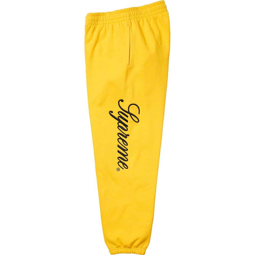 Details on Raised Script Sweatpant  from fall winter
                                                    2023 (Price is $148)