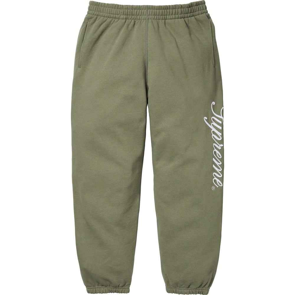 Details on Raised Script Sweatpant  from fall winter
                                                    2023 (Price is $148)