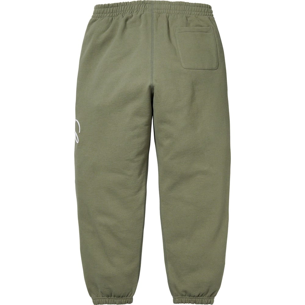 Details on Raised Script Sweatpant  from fall winter
                                                    2023 (Price is $148)