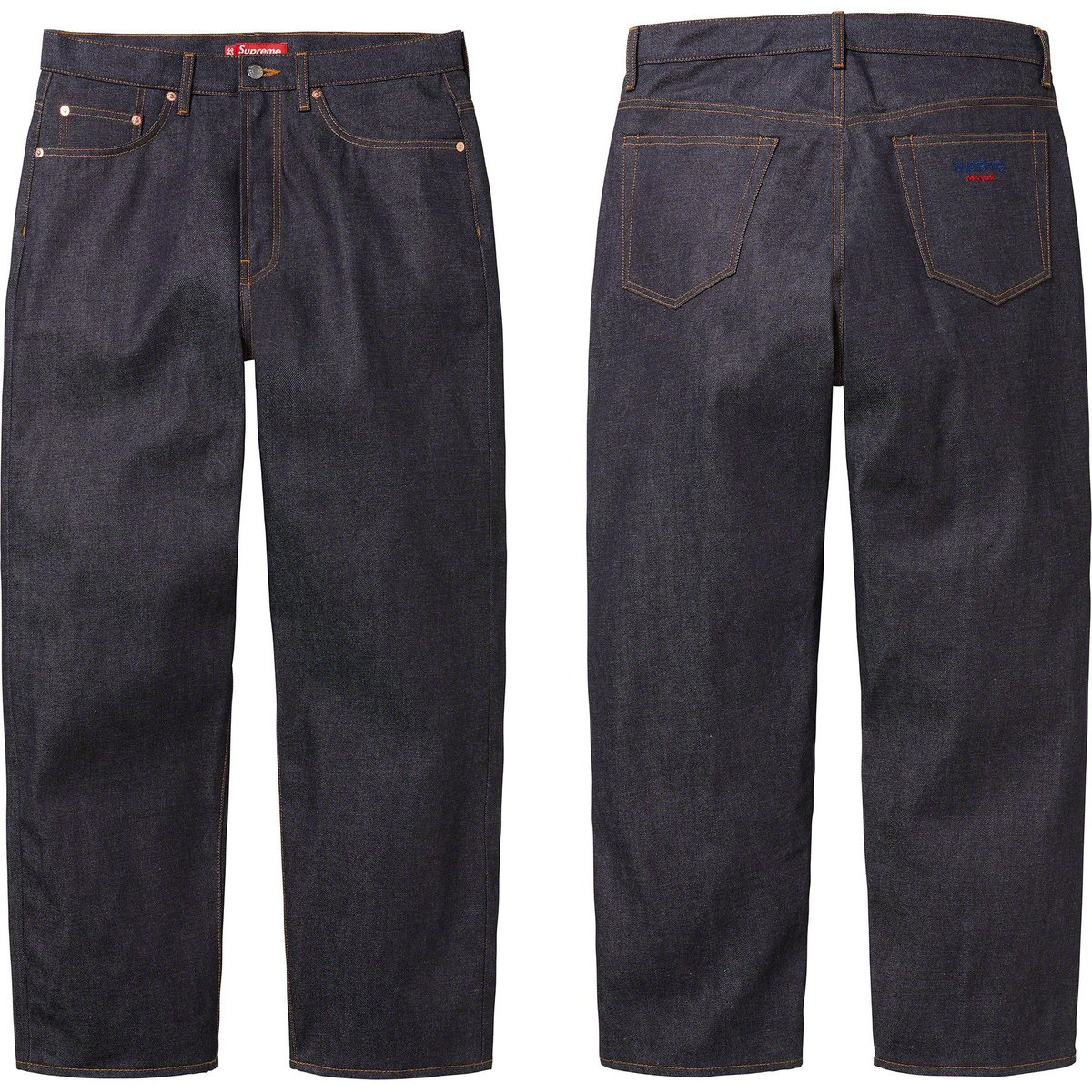 Supreme Rigid Baggy Selvedge Jean for fall winter 23 season