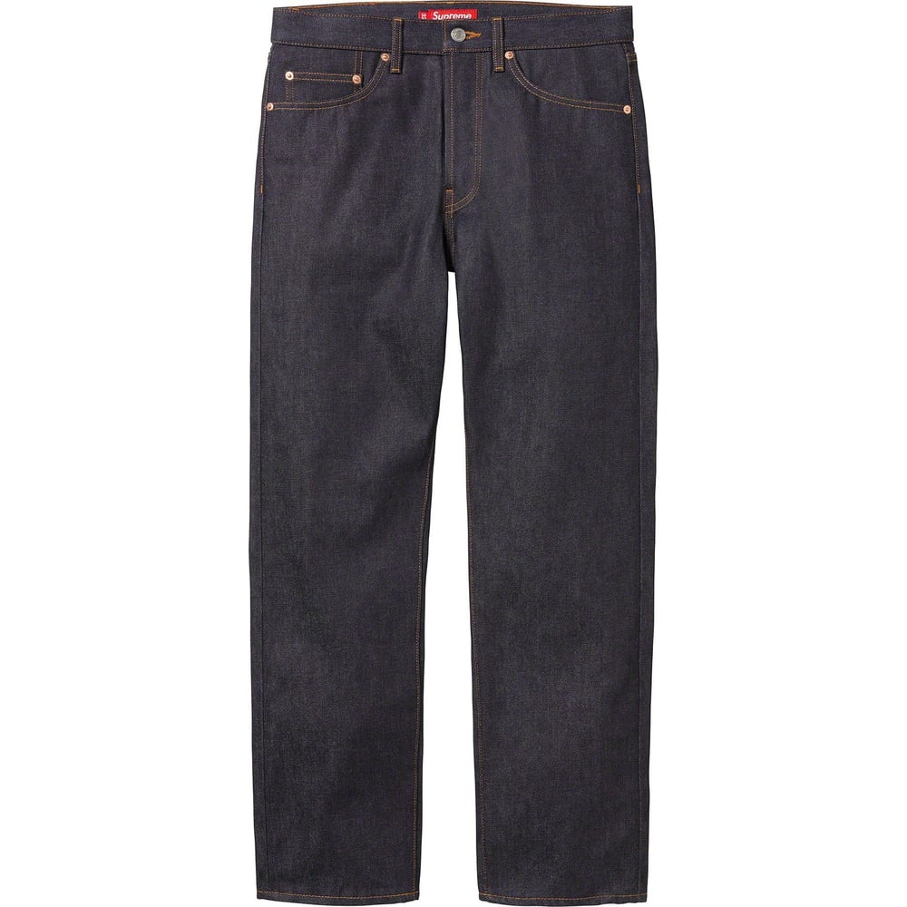 Details on Rigid Slim Selvedge Jean  from fall winter
                                                    2023 (Price is $168)