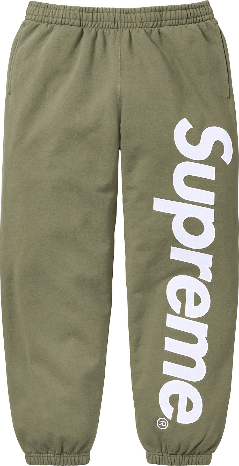 評価519！Supreme Satin Appliqué Sweatpant