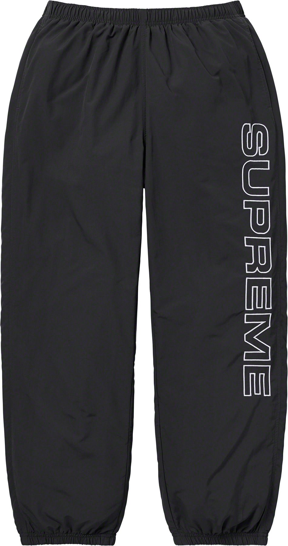 Supreme Spellout Embroidered Track Pant Black