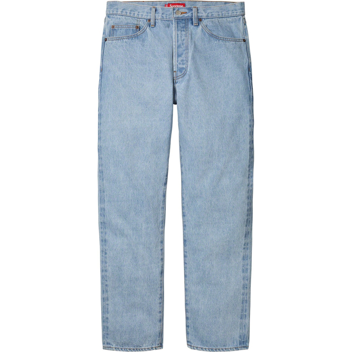Supreme Stone Washed Slim Selvedge Jean released during fall winter 23 season