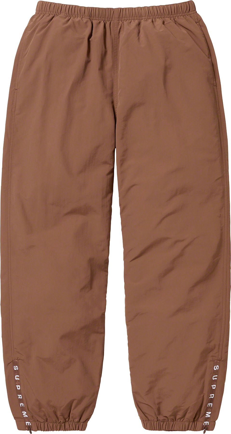 Supreme S Paneled Belted Track Pant - Brown - Men’s Size Small S - Brand  New 