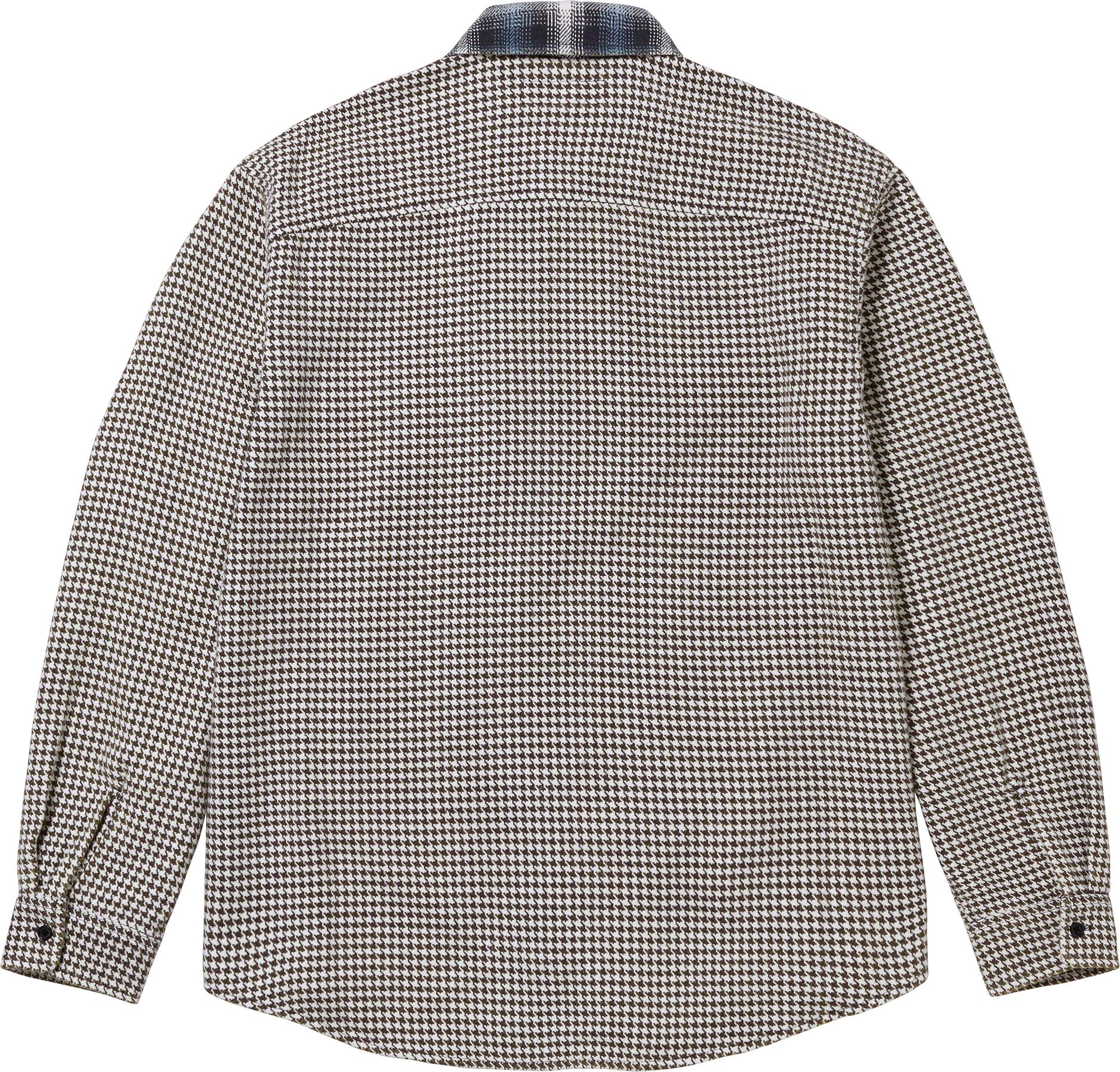 Houndstooth Plaid Flannel Shirt - fall winter 2023 - Supreme